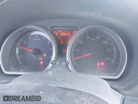 2014 Nissan Note SV with VIN 3N1CE2CP2EL426661, listed as a IAAI auction lot 41665915 with 59,873 mi miles and . Bid and sale history available at DreamBid. Image 7.