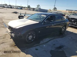 2006 Infiniti M45 Sport with VIN JNKBY01E56M203302, listed as a Copart auction lot 85528514 with 199,489 mi miles and Salvage Title. Bid and sale history available at carsss.com. Image 1.