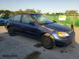 2002 Honda Civic EX with VIN 2HGES26772H523158, listed as a Copart auction lot 53715335 with 180,917 mi miles and Clean Title. Bid and sale history available at carsss.com. Image 4.