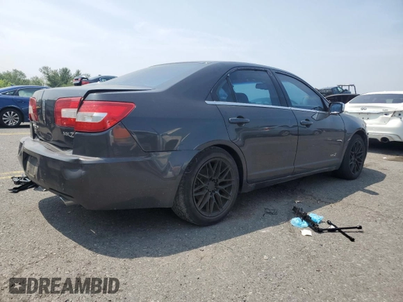 2007 Lincoln MKZ with VIN 3LNHM26T17R639966, listed as a Copart auction lot 59353455 with 126,357 mi miles and Salvage title. Bid and sale history available at DreamBid. Image 3.