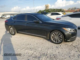 2016 Hyundai Genesis 3.8L with VIN KMHGN4JE2GU115151, listed as a Copart auction lot 54829855 with 170,091 mi miles and Salvage Title. Bid and sale history available at DreamBid. Image 4.