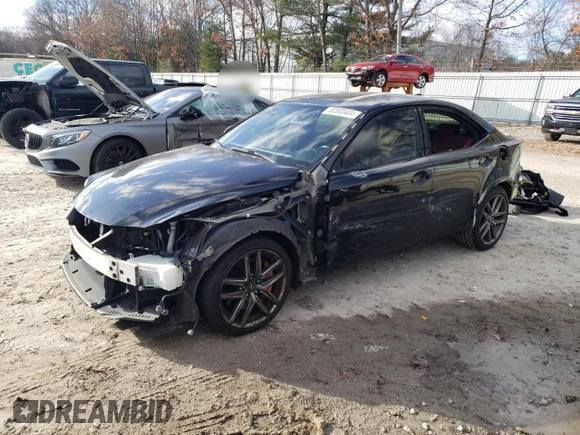 2014 Lexus IS 350 with VIN JTHCE1D20E5005241, listed as a Copart auction lot 82803404 with 130,530 mi miles and Salvage title. Bid and sale history available at DreamBid. Image 1.