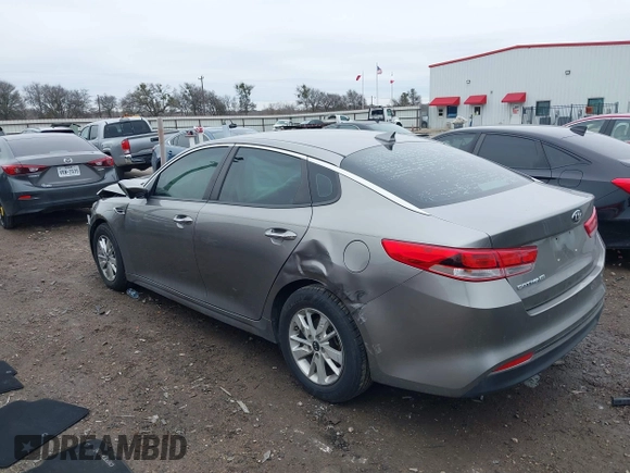 2017 Kia Optima LX with VIN 5XXGT4L37HG169753, listed as a IAAI auction lot 41370062 with 99,744 mi miles. Bid and sale history available at carsss.com. Image 3.