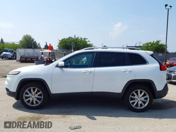 2016 Jeep Cherokee Limited with VIN 1C4PJMDB2GW253553, listed as a IAAI auction lot 42802413 with 107,673 mi miles and . Bid and sale history available at DreamBid. Image 14.