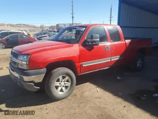 2003 Chevrolet Silverado 1500 LS with VIN 2GCEK19V231135137, listed as a Copart auction lot 44505835 with 221,616 mi miles and Salvage Title. Bid and sale history available at carsss.com. Image 1.