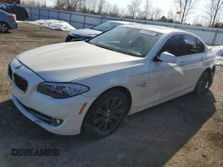 2011 BMW 5 Series 535i xDrive with VIN WBAFU7C56BC780485, listed as a Copart auction lot 47674505 with 196,962 mi miles and Salvage Title. Bid and sale history available at DreamBid. Image 1.