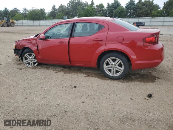 2012 Dodge Avenger SXT z VIN 1C3CDZCBXCN160157, wystawiony jako Copart lot #57860585 z przebiegiem 92 688 mil mil oraz Szkoda całkowita • Salvage title. Historia ofert i sprzedaży dostępna na DreamBid. Obrazek 2.