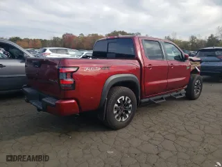 2023 Nissan Frontier SV with VIN 1N6ED1EK6PN638144, listed as a Copart auction lot 76092204 with 6,523 mi miles and Salvage Title. Bid and sale history available at carsss.com. Image 3.
