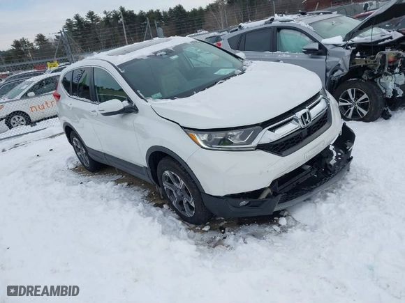 2019 Honda CR-V EX-L with VIN 2HKRW2H84KH665159, listed as a IAAI auction lot 41558717 with 77,307 mi miles. Bid and sale history available at carsss.com. Image 1.
