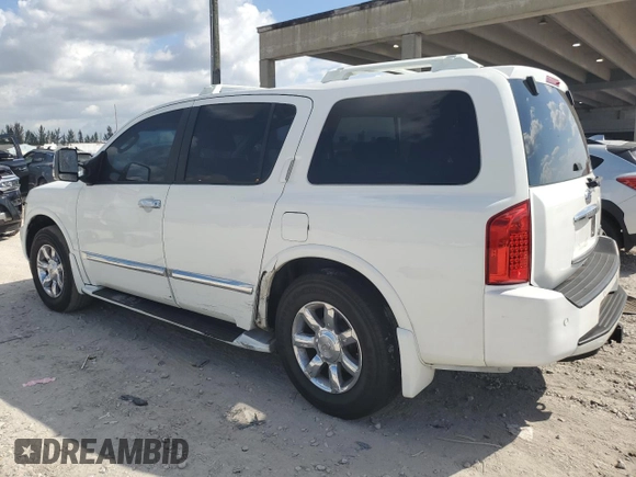 2007 Infiniti QX56 z VIN 5N3AA08C17N802573, wystawiony jako Copart lot #47557175 z przebiegiem 263 078 mil mil oraz Szkoda całkowita • Salvage title. Historia ofert i sprzedaży dostępna na DreamBid. Obrazek 2.