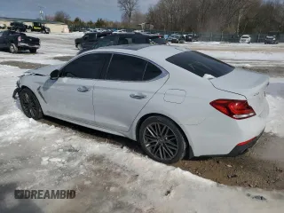 2019 Genesis G70 Advanced with VIN KMTG74LE1KU017153, listed as a Copart auction lot 86956504 with 73,257 mi miles and Salvage Title. Bid and sale history available at DreamBid. Image 2.