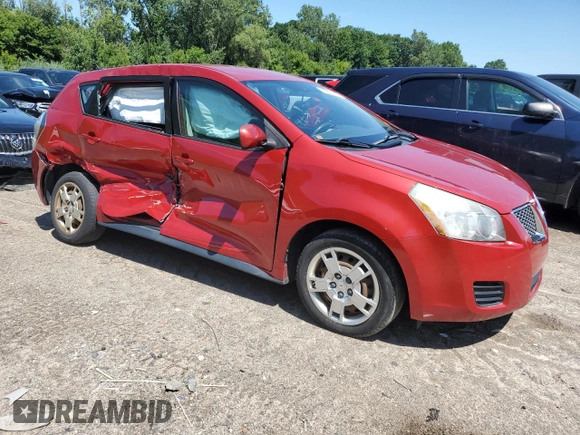2009 Pontiac Vibe w/1SB with VIN 5Y2SP670X9Z446730, listed as a Copart auction lot 65626074 with 132,386 mi miles and Clean Title. Bid and sale history available at carsss.com. Image 4.