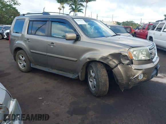 2009 Honda Pilot EX with VIN 5FNYF48499B016714, listed as a IAAI auction lot 41860249 with 143,353 mi miles and . Bid and sale history available at DreamBid. Image 1.