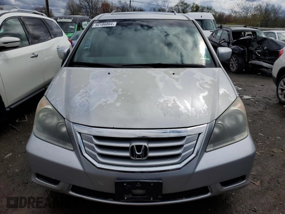 2010 Honda Odyssey EX-L with VIN 5FNRL3H71AB111130, listed as a Copart auction lot 50186864 with 131,600 mi miles and Clean Title. Bid and sale history available at carsss.com. Image 5.
