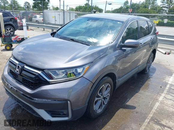 2020 Honda CR-V EX with VIN 2HKRW1H58LH407583, listed as a IAAI auction lot 42446451 with 48,476 mi miles and . Bid and sale history available at DreamBid. Image 17.