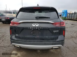2024 Infiniti QX50 LUXE with VIN 3PCAJ5BBXRF102336, listed as a Copart auction lot 85695054 with 6,194 mi miles and Salvage Title. Bid and sale history available at carsss.com. Image 6.