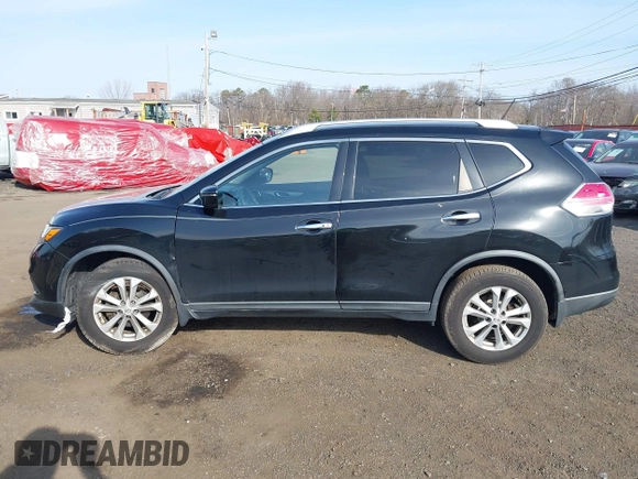 2016 Nissan Rogue SV with VIN KNMAT2MV4GP727768, listed as a IAAI auction lot 41794234 with 76,139 mi miles. Bid and sale history available at carsss.com. Image 14.