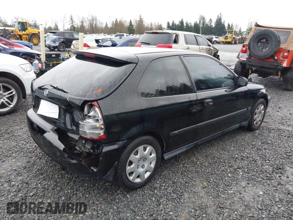2000 Honda Civic DX with VIN 2HGEJ6344YH110322, listed as a IAAI auction lot 41871438 with 168,603 mi miles. Bid and sale history available at carsss.com. Image 4.