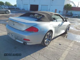 2006 BMW 6 Series 650Ci with VIN WBAEK13446CN77929, listed as a IAAI auction lot 41853425 with 133,515 mi miles. Bid and sale history available at carsss.com. Image 4.