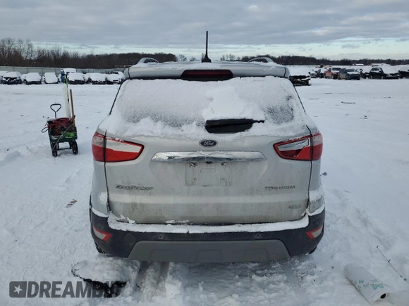 2019 Ford EcoSport Titanium with VIN MAJ3S2KE2KC268213, listed as a Copart auction lot 88722635 with 88,449 mi miles and Salvage Title. Bid and sale history available at DreamBid. Image 6.