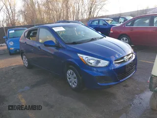 2017 Hyundai Accent SE with VIN KMHCT5AE6HU300248, listed as a IAAI auction lot 41860262 with 64,692 mi miles. Bid and sale history available at carsss.com. Image 1.