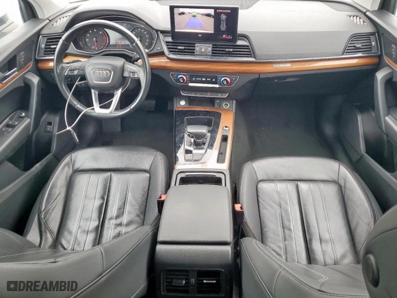 2021 Audi Q5 Premium with VIN WA1AAAFY5M2003212, listed as a Copart auction lot 53697735 with 114,200 mi miles and Clean Title. Bid and sale history available at carsss.com. Image 8.