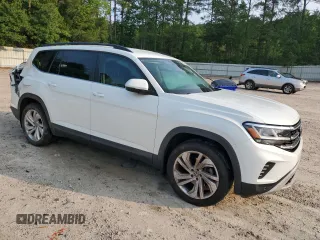 2021 Volkswagen Atlas SE with VIN 1V2WP2CA6MC526190, listed as a Copart auction lot 59361315 with 69,934 mi miles and Salvage title. Bid and sale history available at DreamBid. Image 4.