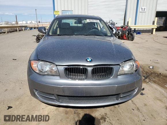 2011 BMW 1 Series 128i with VIN WBAUP7C58BVK78953, listed as a Copart auction lot 46191155 with 87,779 mi miles and Salvage Title. Bid and sale history available at DreamBid. Image 5.