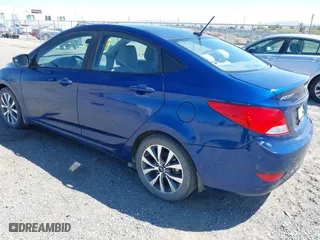 2017 Hyundai Accent SE with VIN KMHCT4AE5HU271013, listed as a IAAI auction lot 42018489 with 84,177 mi miles. Bid and sale history available at carsss.com. Image 3.