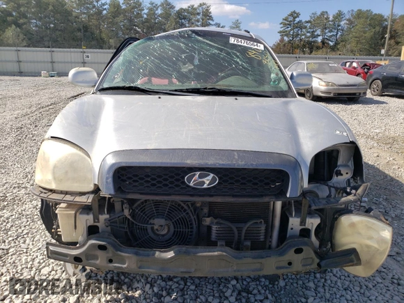 2004 Hyundai Santa Fe GLS with VIN KM8SC13D24U618404, listed as a Copart auction lot 78476564 with 137,211 mi miles and Salvage Title. Bid and sale history available at carsss.com. Image 5.
