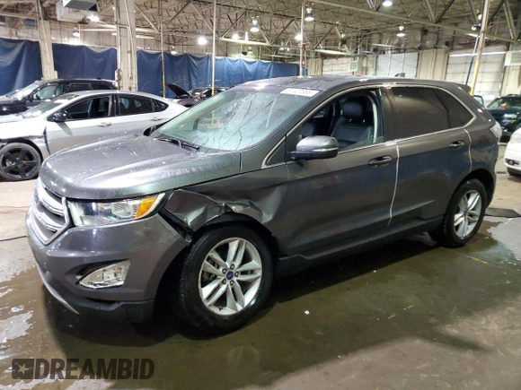 2017 Ford Edge SEL with VIN 2FMPK3J95HBC10431, listed as a Copart auction lot 51107355 with 107,767 mi miles and Clean Title. Bid and sale history available at carsss.com. Image 1.