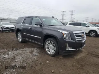 2017 Cadillac Escalade Platinum z VIN 1GYS4DKJ5HR186324, wystawiony jako Copart lot #53880955 z przebiegiem 97 166 mil mil oraz Szkoda całkowita • Salvage title. Historia ofert i sprzedaży dostępna na DreamBid. Obrazek 4.