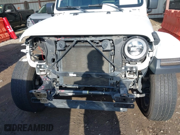 2018 Jeep Wrangler Unlimited Sahara z VIN 1C4HJXEG0JW321355, wystawiony jako IAAI lot #42343112 z przebiegiem 102 457 mil mil oraz . Historia ofert i sprzedaży dostępna na DreamBid. Obrazek 6.