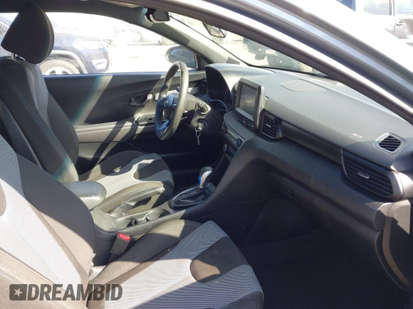 2019 Hyundai Veloster 2.0 with VIN KMHTG6AF8KU019854, listed as a IAAI auction lot 41697113 with 123,851 mi miles. Bid and sale history available at carsss.com. Image 5.