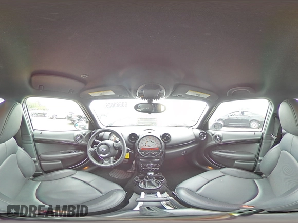 2013 MINI Countryman S with VIN WMWZC3C54DWP24877, listed as a Copart auction lot 53583655 with 97,734 mi miles and Salvage title. Bid and sale history available at DreamBid. Image 12.