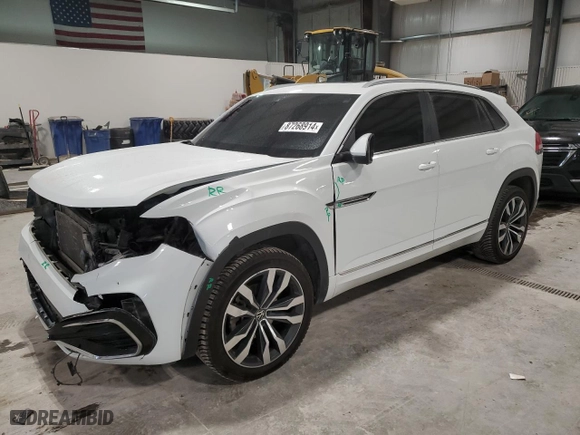 2020 Volkswagen Atlas Cross Sport 3.6L V6 SEL R-Line with VIN 1V2RE2CA4LC214256, listed as a Copart auction lot 87268914 with 64,224 mi miles and Clean Title. Bid and sale history available at carsss.com. Image 1.