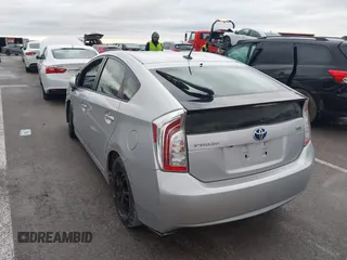 2013 Toyota Prius One with VIN JTDKN3DU6D5694369, listed as a IAAI auction lot 41486868 with 181,403 mi miles. Bid and sale history available at carsss.com. Image 3.