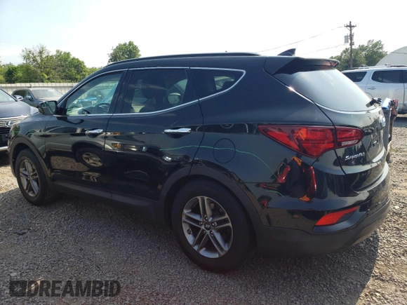 2017 Hyundai Santa Fe 2.4L with VIN 5NMZUDLB3HH038625, listed as a Copart auction lot 62385955 with 84,046 mi miles and Salvage title. Bid and sale history available at DreamBid. Image 2.