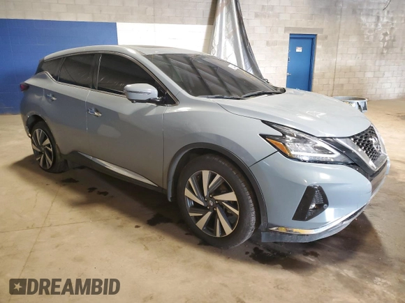 2022 Nissan Murano SL with VIN 5N1AZ2CS1NC106817, listed as a Copart auction lot 59849395 with 32,953 mi miles and Salvage title. Bid and sale history available at DreamBid. Image 4.