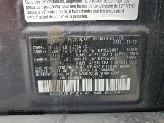 2011 Subaru Outback Limited Power Moon с VIN 4S4BRCKC8B3370195, выставлен на аукционе Copart как лот 56891635 с пробегом 158 510 миль миль и Списание • Salvage title. История ставок и продаж доступна на DreamBid. Изображение 13.