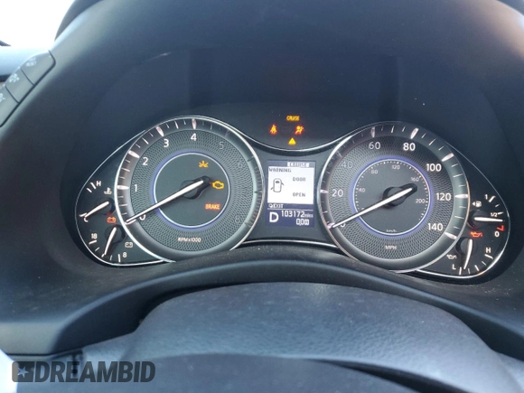 2017 Infiniti QX80 with VIN JN8AZ2NF9H9641632, listed as a Copart auction lot 66588634 with 103,172 mi miles and Salvage Title. Bid and sale history available at carsss.com. Image 9.