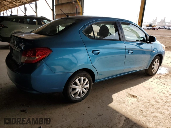 2017 Mitsubishi Mirage ES with VIN ML32F3FJ8HH001342, listed as a Copart auction lot 65357335 with 96,975 mi miles and Clean title. Bid and sale history available at DreamBid. Image 3.
