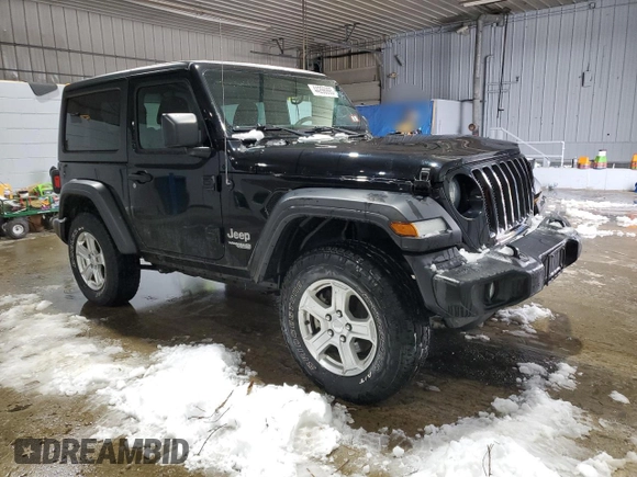 2020 Jeep Wrangler Sport S with VIN 1C4GJXAN0LW131400, listed as a Copart auction lot 44266995 with 73,576 mi miles and Salvage title. Bid and sale history available at DreamBid. Image 4.
