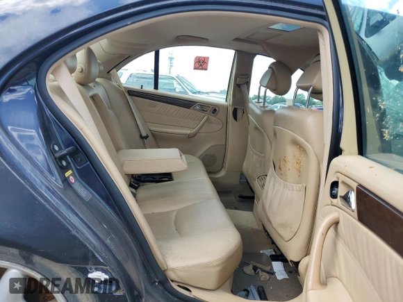2001 Mercedes-Benz C 320 with VIN WDBRF64JX1F080898, listed as a Copart auction lot 55678364 with Not Provided miles and Clean Title. Bid and sale history available at DreamBid. Image 10.