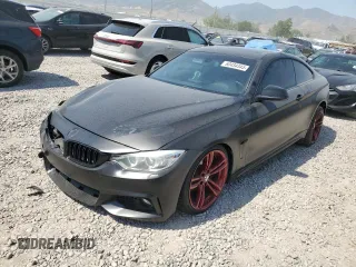2014 BMW 4 Series 428i with VIN WBA3N7C58EF718718, listed as a Copart auction lot 60434345 with 118,179 mi miles and Salvage title. Bid and sale history available at DreamBid. Image 1.