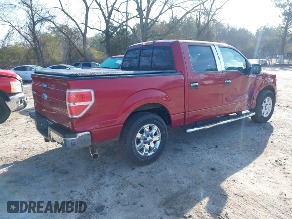 2014 Ford F-150 XL with VIN 1FTFW1CF1EFD03405, listed as a IAAI auction lot 41511583 with 166,636 mi miles. Bid and sale history available at carsss.com. Image 4.
