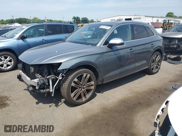 2018 Audi SQ5 Prestige with VIN WA1C4AFY5J2076656, listed as a Copart auction lot 59517204 with 88,109 mi miles and Salvage Title. Bid and sale history available at DreamBid. Image 1.