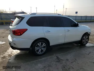 2017 Nissan Pathfinder S with VIN 5N1DR2MM4HC676666, listed as a Copart auction lot 51314585 with 101,538 mi miles and Salvage Title. Bid and sale history available at carsss.com. Image 3.