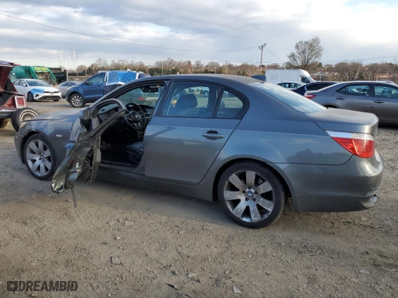 2007 BMW 5 Series 530i with VIN WBANE73517CM56053, listed as a Copart auction lot 50326615 with 149,461 mi miles and Salvage Title. Bid and sale history available at carsss.com. Image 2.