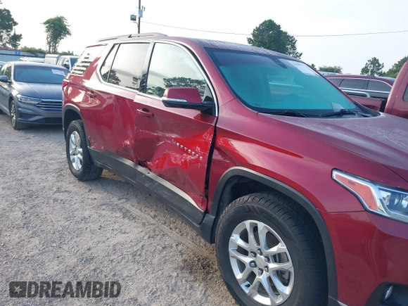 2020 Chevrolet Traverse LT Cloth with VIN 1GNERGKW5LJ135311, listed as a IAAI auction lot 42638602 with 106,860 mi miles and . Bid and sale history available at DreamBid. Image 6.